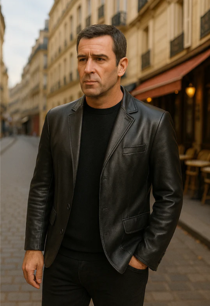 Luc™ – Giacca in pelle raffinata